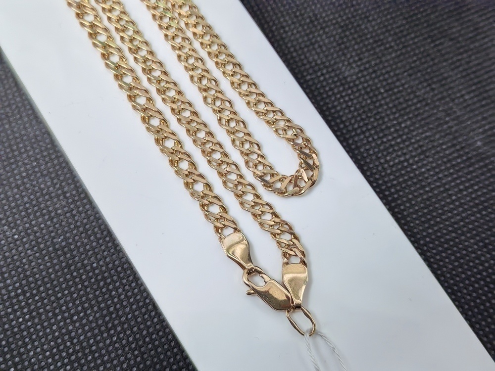 ЦПР2585 ЦЕПЬ ПУСТОТЕЛАЯ Ромб двойной (Au 585)