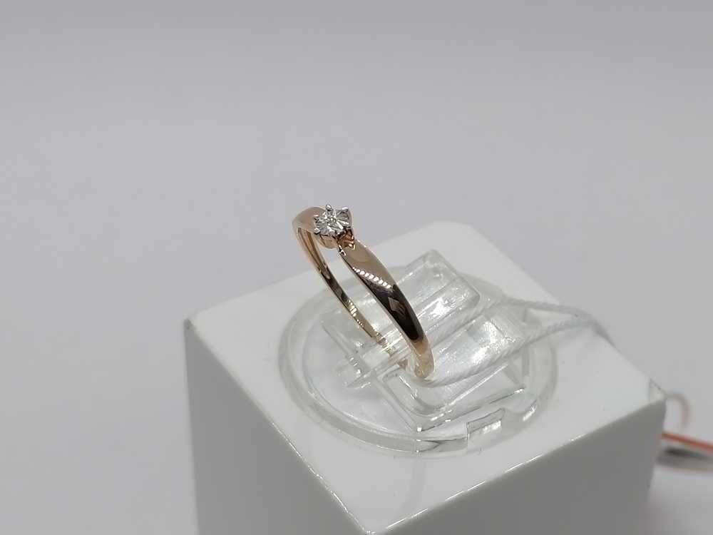 КОЛЬЦО БРИЛЛИАНТ Au 585