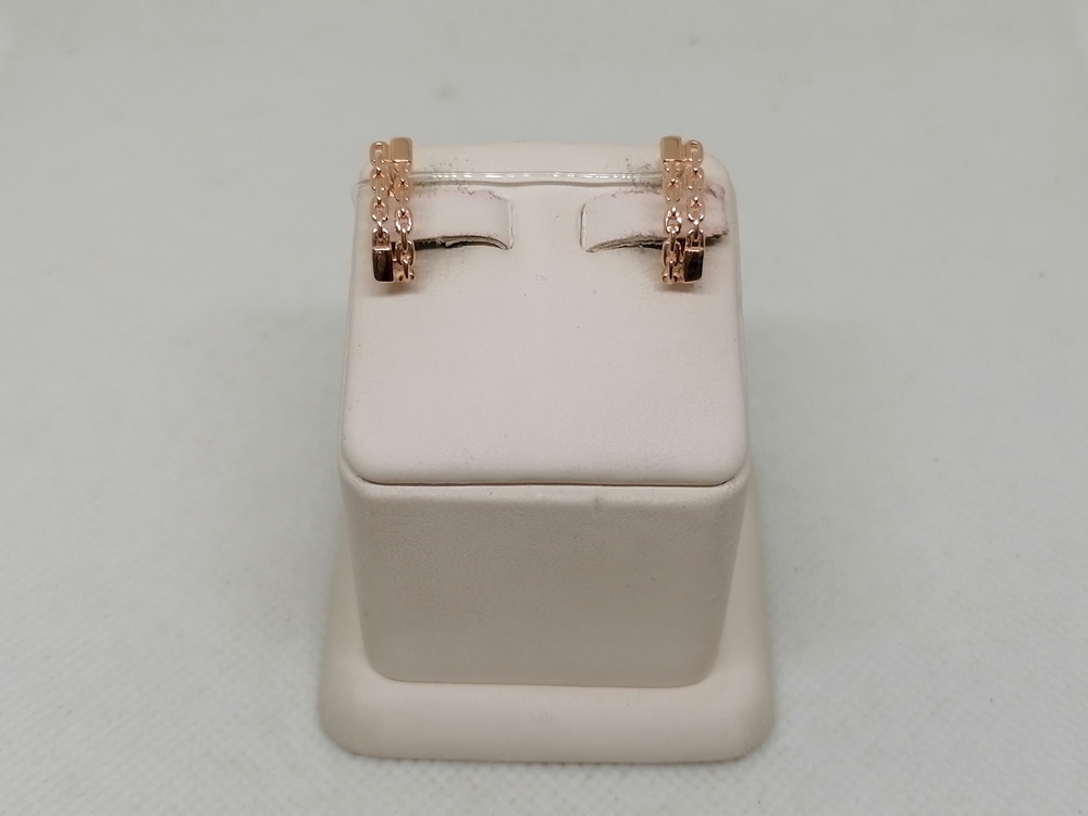 СЕРЬГИ БЕЗ КАМНЯ (Au 585)