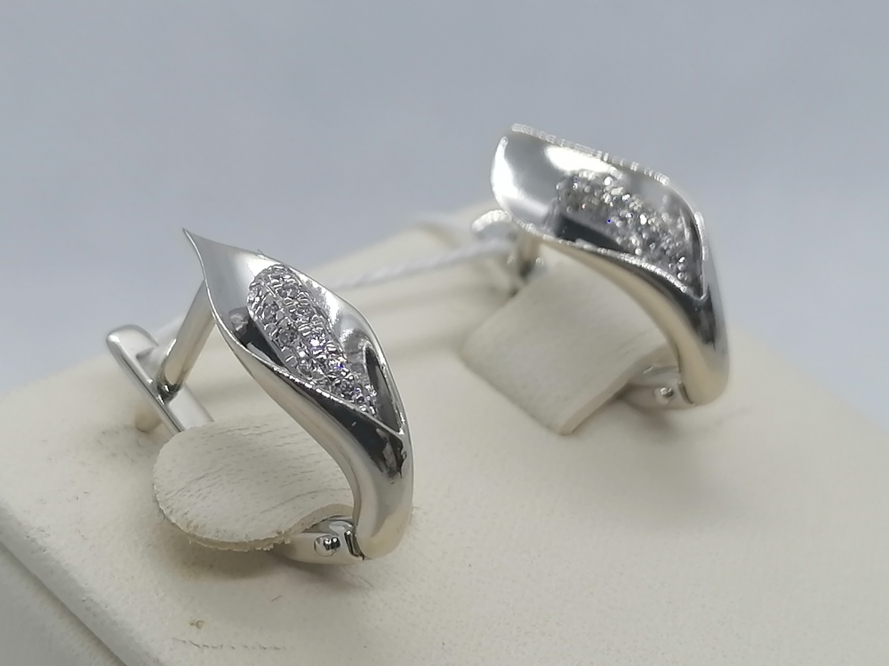 СЕРЬГИ С КАМНЯМИ (Au 585)