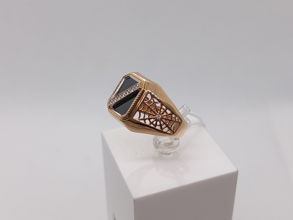 ПЕЧАТКА С КАМНЯМИ (Au 585)