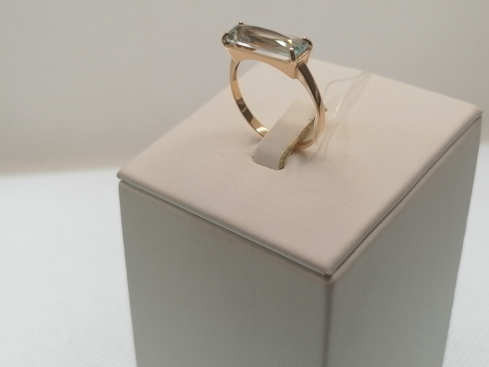 КОЛЬЦО АКВАМАРИН (Au 585)