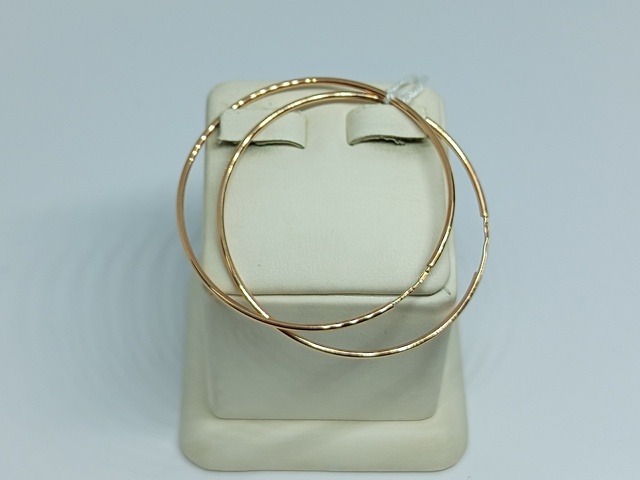 СКОН585 СЕРЬГИ КОНГО (Au 585)