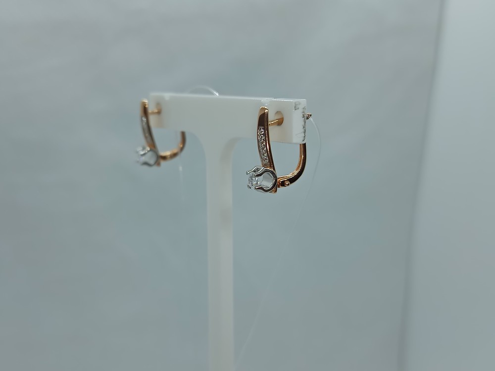 СЕРЬГИ С КАМНЯМИ (Au 585)