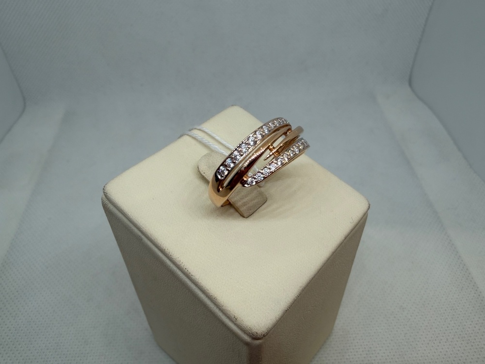 КОЛКМИ585 КОЛЬЦО С КАМНЯМИ (Au 585)