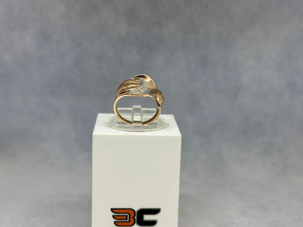 КОЛЬЦО С КАМНЯМИ (Au 585)