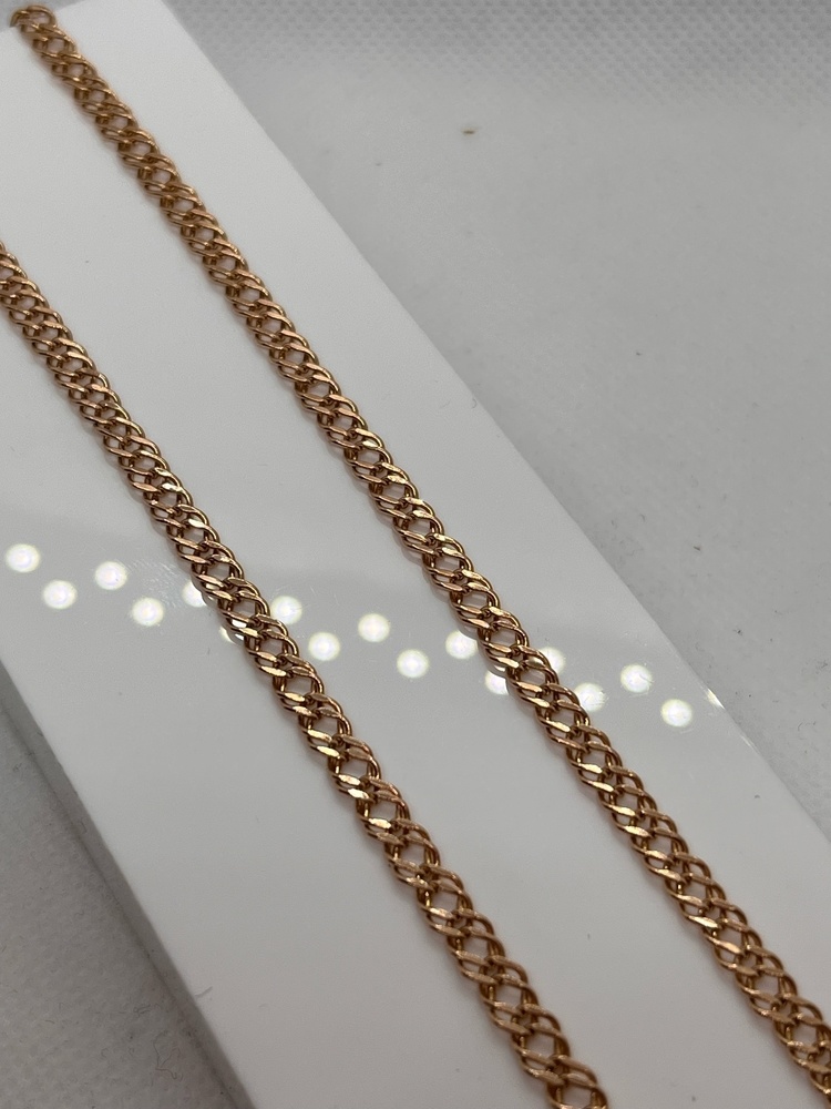 ЦПР2585 ЦЕПЬ ПУСТОТЕЛАЯ Ромб двойной (Au 585)