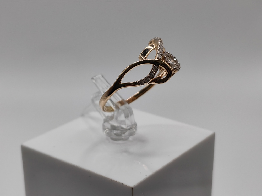 КОЛЬЦО БРИЛЛИАНТ Au 585