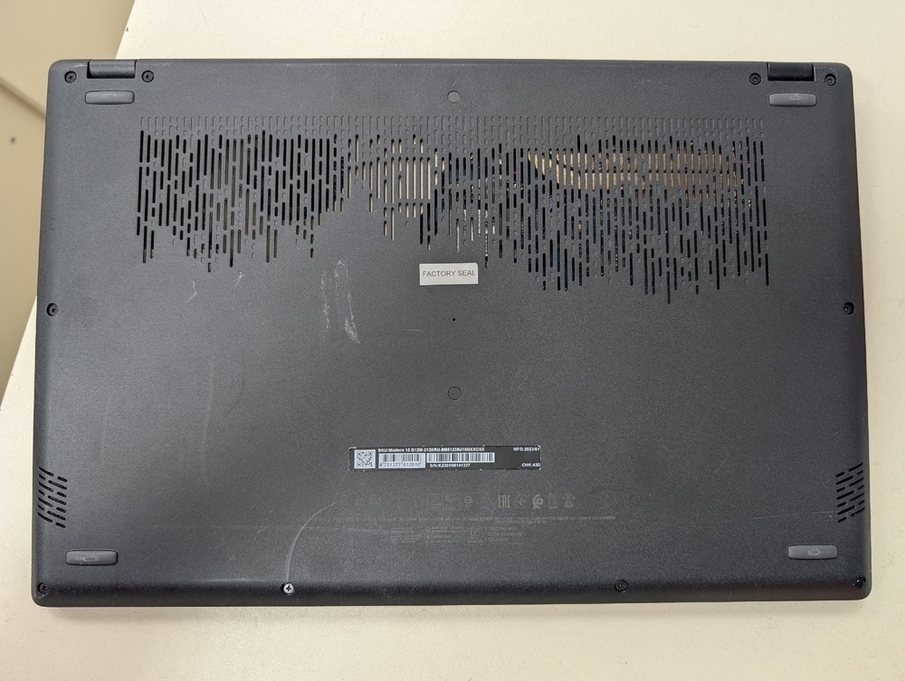 Ноутбук MSI; Core i5-1235U, Intel iris XE Graphics, 16 Гб, 480 Гб, Нет