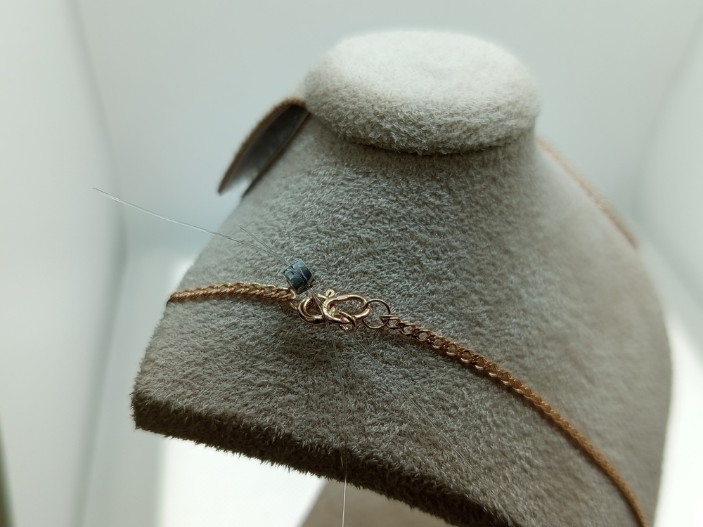 ЦЕПЬ ПОЛНОВЕСНАЯ Ромб двойной (Au 585)