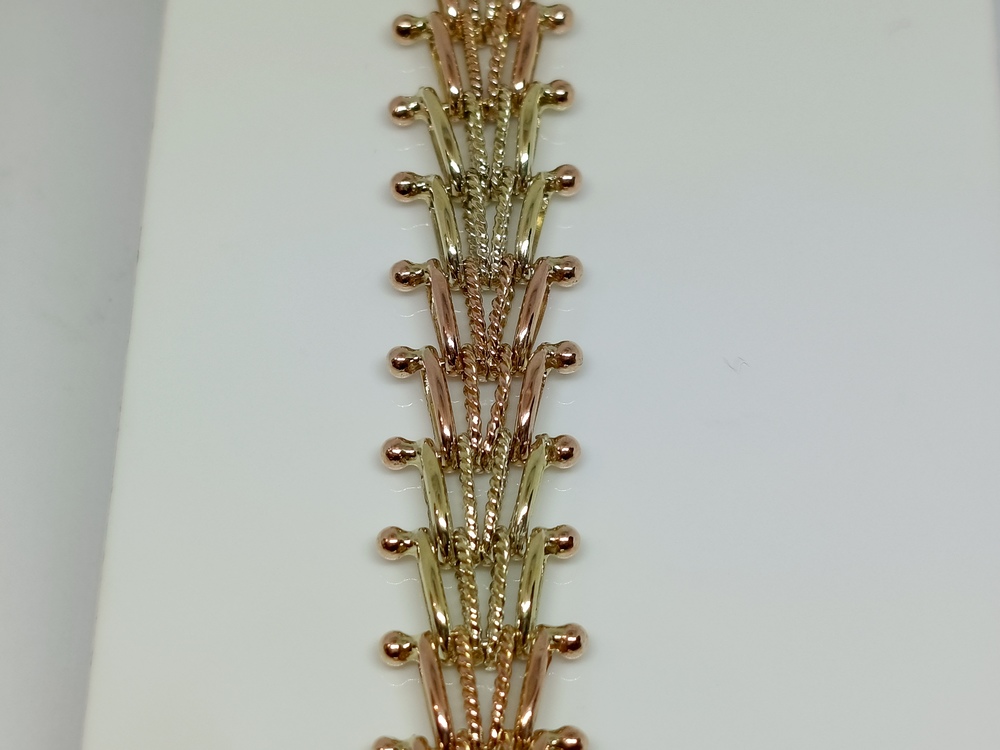 БРАСЛЕТ ПОЛНОВЕСНЫЙ Фантазия Au 585