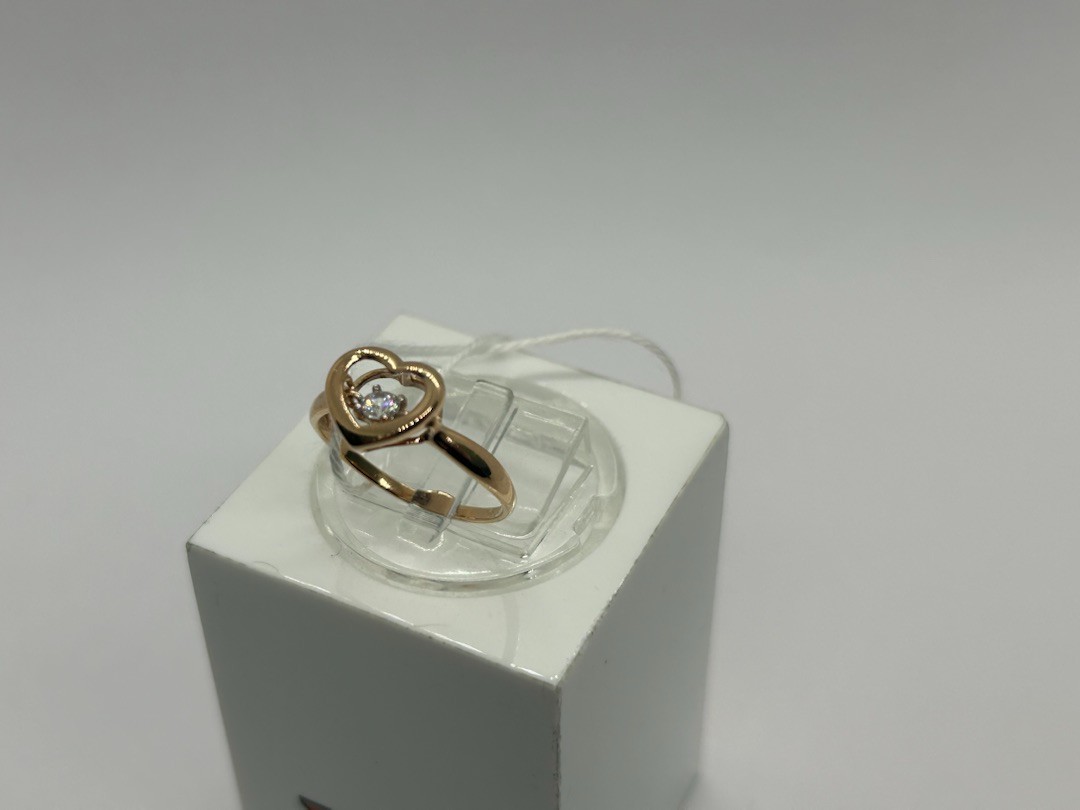 КОЛКМ585 КОЛЬЦО С КАМНЕМ (Au 585)