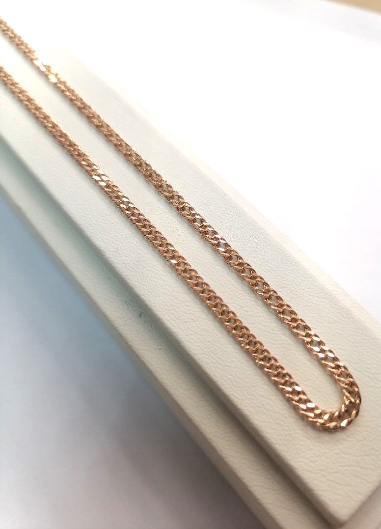 ЦПР2585 ЦЕПЬ ПУСТОТЕЛАЯ Ромб двойной (Au 585)