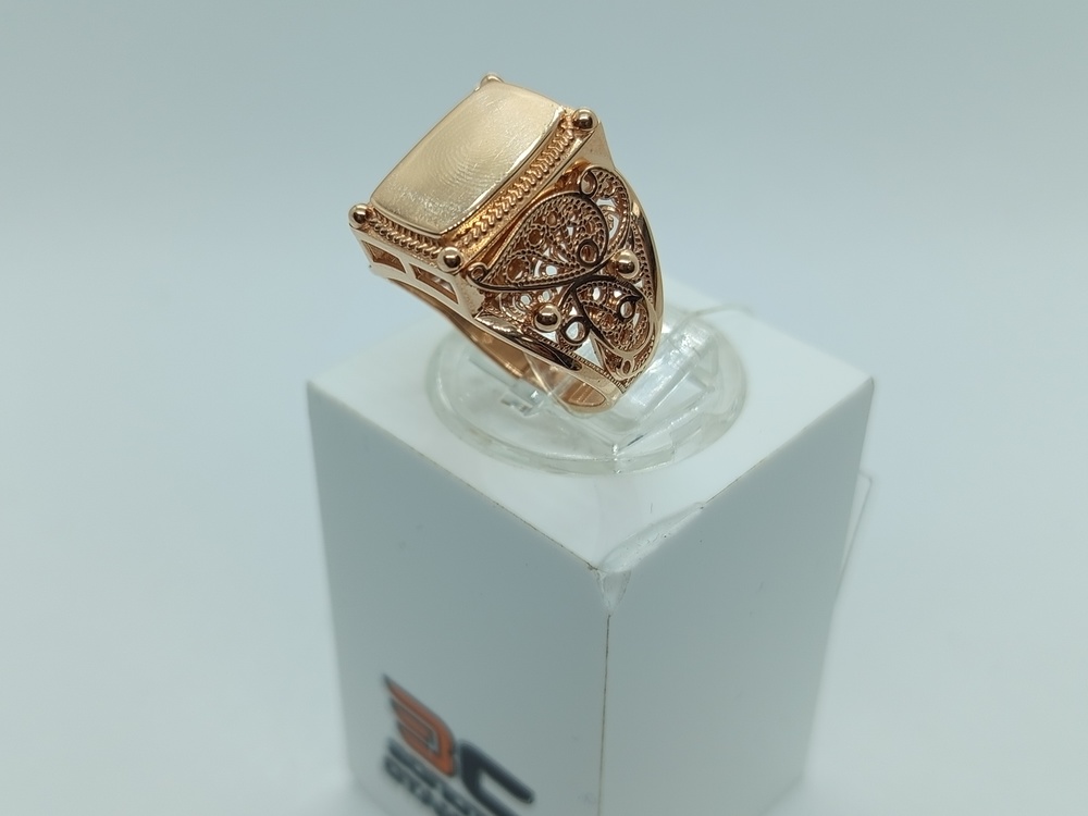 КОЛЬЦО ПЕЧАТКА без камня (Au 585)