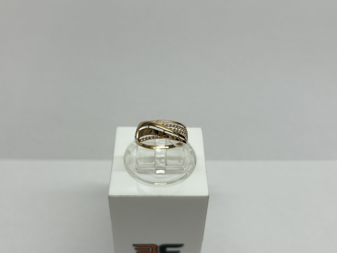 КОЛКМИ585 КОЛЬЦО С КАМНЯМИ (Au 585)