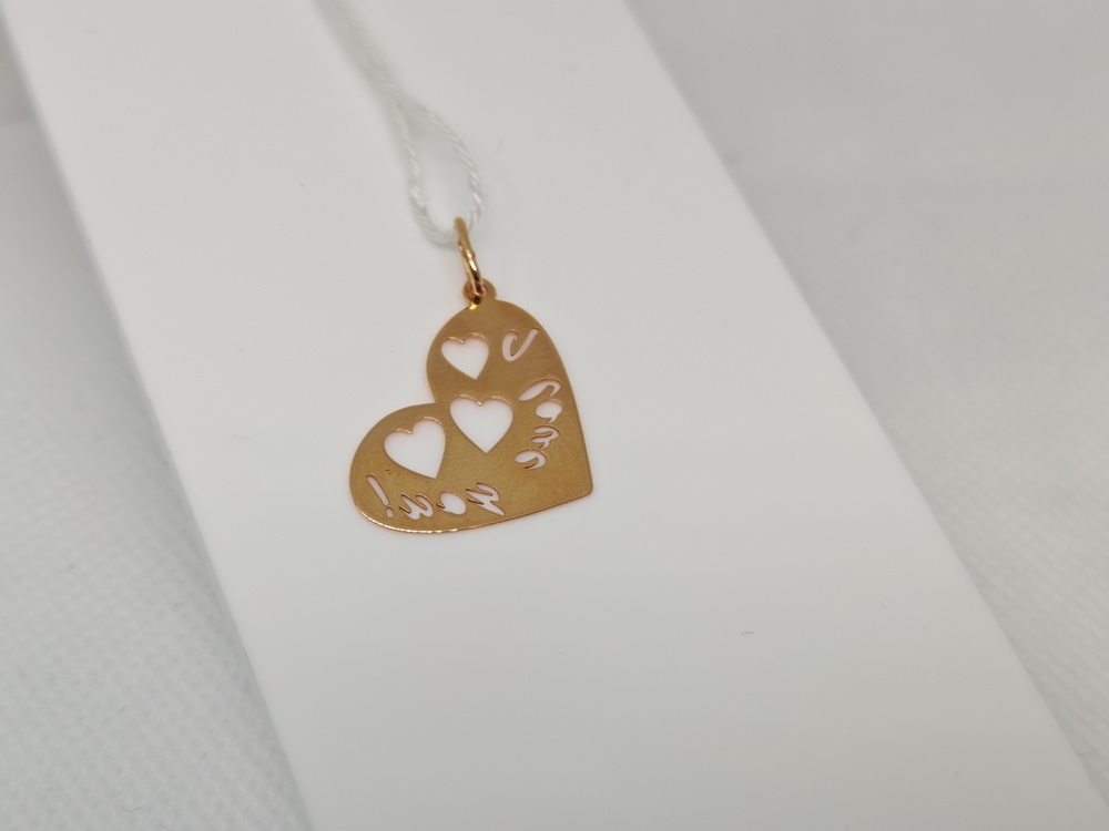 ПОДВЕСКА БЕЗ КАМНЯ Au 585