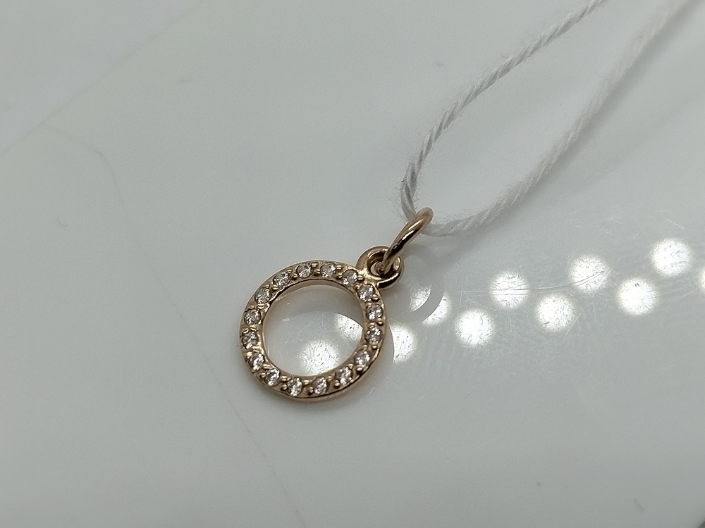 ПОДКМИ585 ПОДВЕСКА С КАМНЯМИ (Au 585)