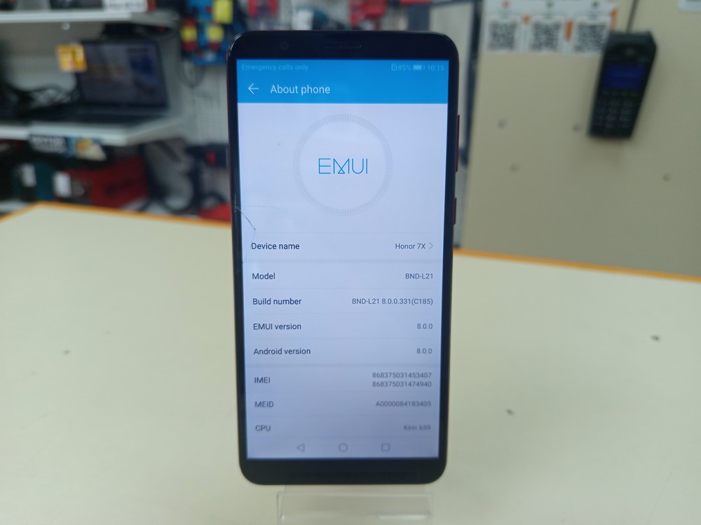 Смартфон Honor 7X 4/128