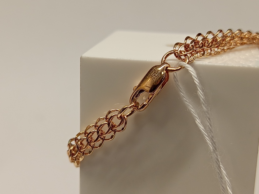 БРАСЛЕТ ПОЛНОВЕСНЫЙ Итальянка Au 585