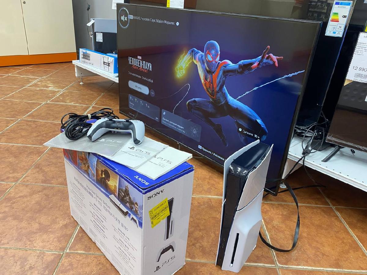 Игровая приставка PlayStation 5 Slim 1TB (С дисководом)