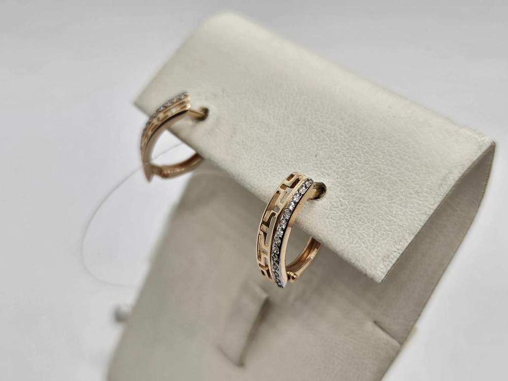 СЕРЬГИ С КАМНЯМИ (Au 585)