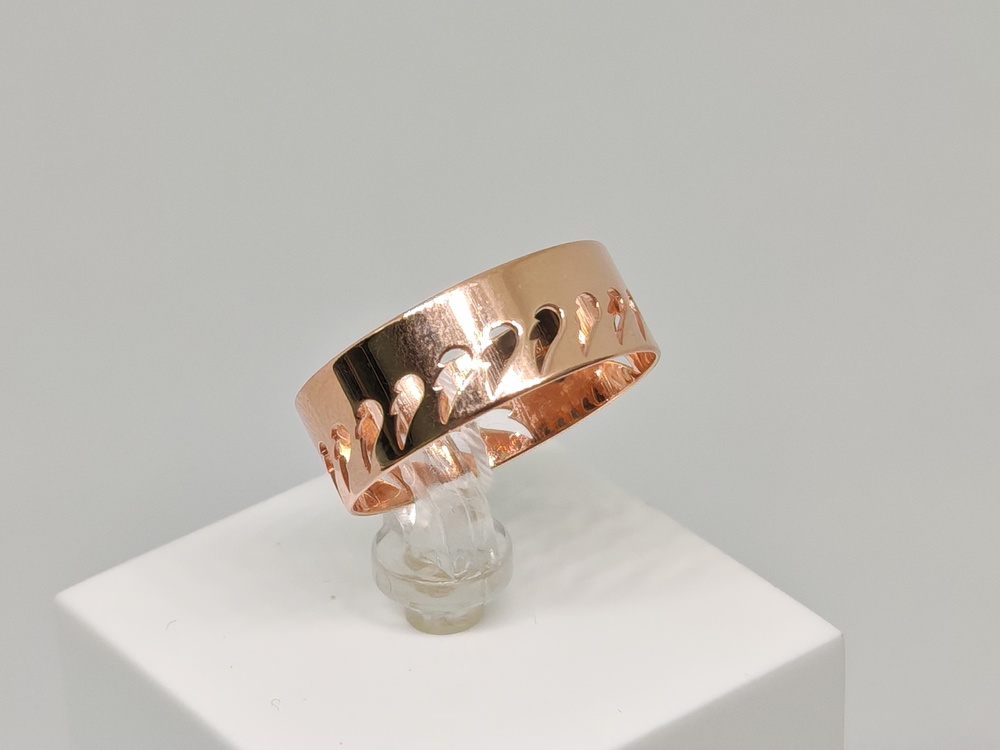 КОЛБКМ585 КОЛЬЦО БЕЗ КАМНЯ (Au 585)