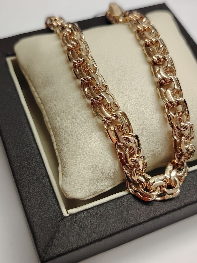 БЛБ585 БРАСЛЕТ ПОЛНОВЕСНЫЙ Бисмарк (Au 585)