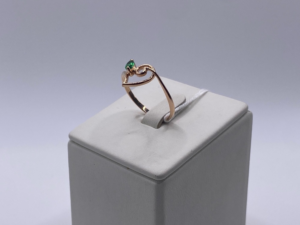 КОЛКМ585 КОЛЬЦО С КАМНЕМ (Au 585)