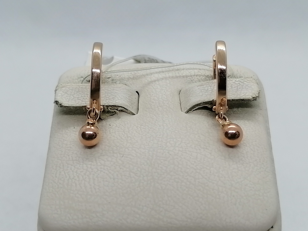 СЕРЬГИ БЕЗ КАМНЯ (Au 585)