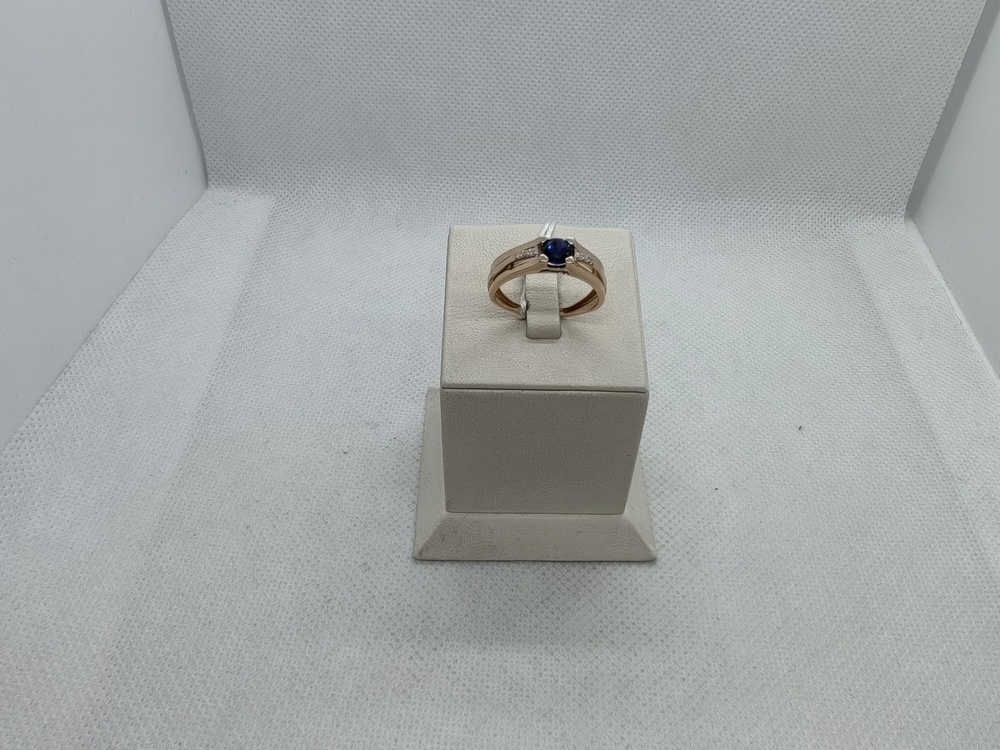 КОЛКМИ585 КОЛЬЦО С КАМНЯМИ (Au 585)