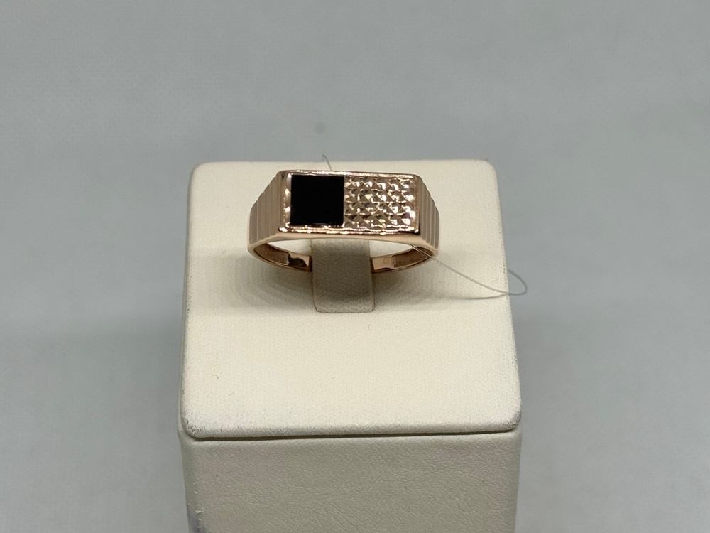 К11217783 КОЛЬЦО ПЕЧАТКА с камнем (Au 585)