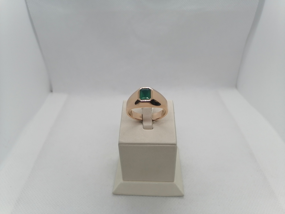 31-0336-О КОЛЬЦО ПЕЧАТКА с камнем (Au 585)