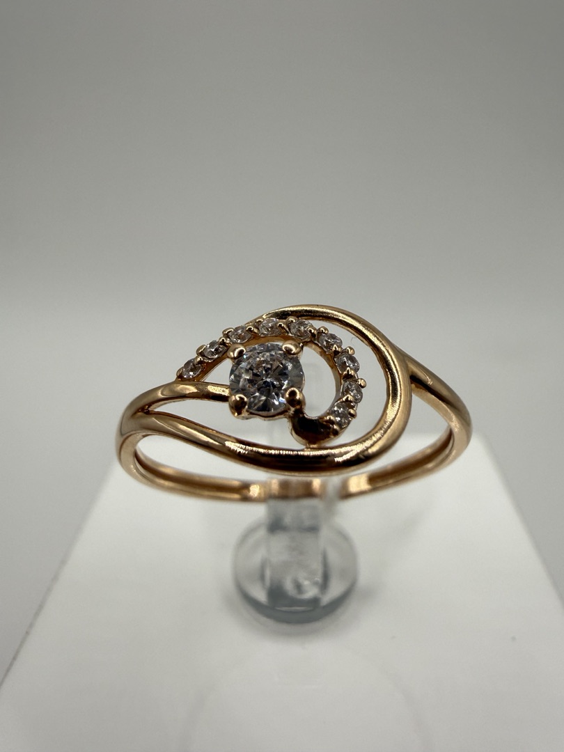 КОЛКМИ585 КОЛЬЦО С КАМНЯМИ (Au 585)