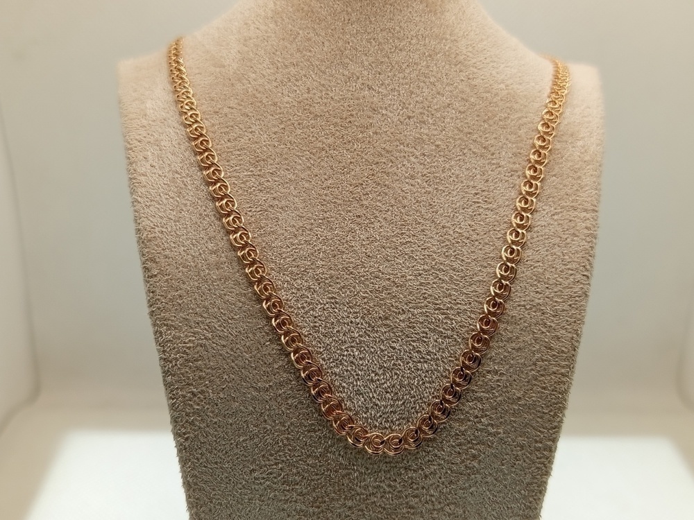 ЦЕПЬ ПУСТОТЕЛАЯ Лав (Au 585)