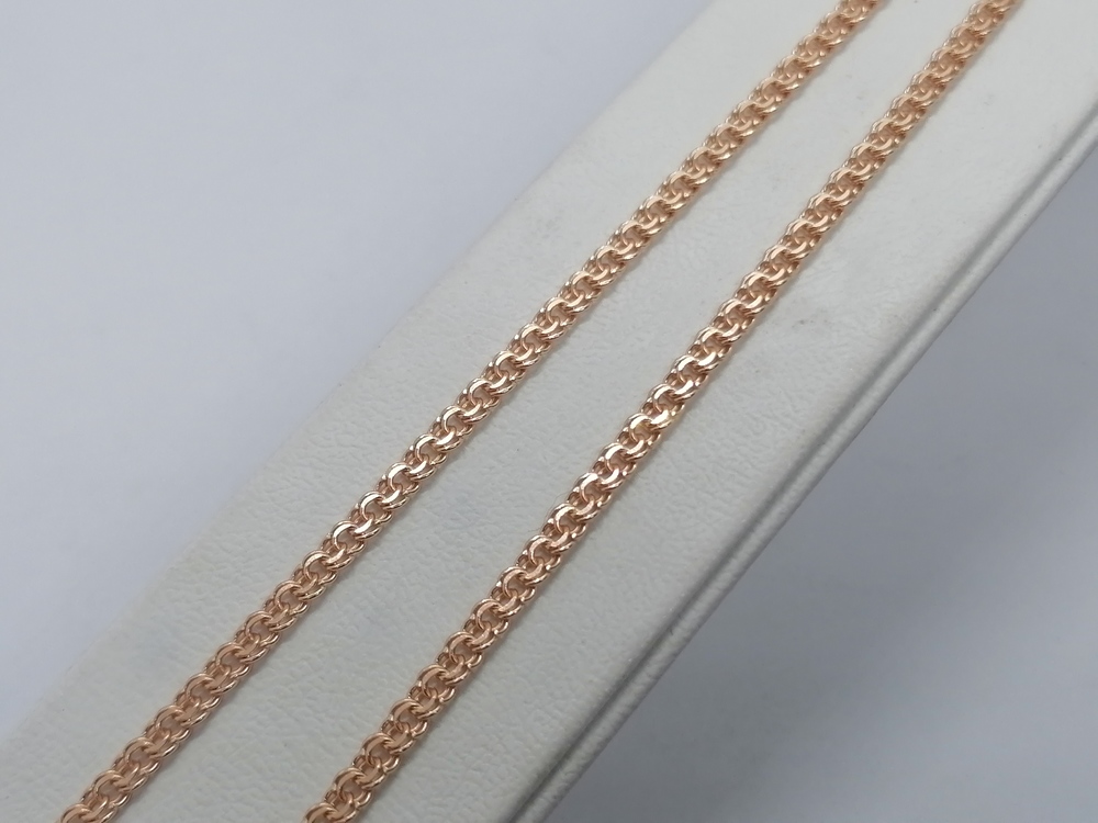 8040200-50 ЦЕПЬ ПОЛНОВЕСНАЯ Бисмарк (Au 585)