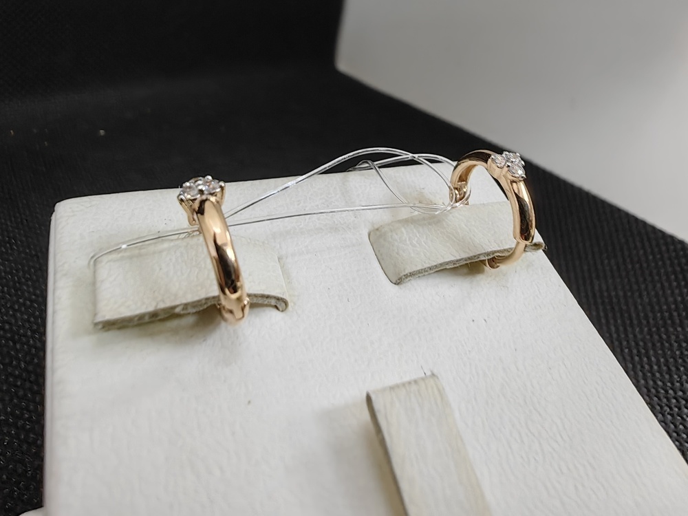 СЕРЬГИ С КАМНЯМИ (Au 585)