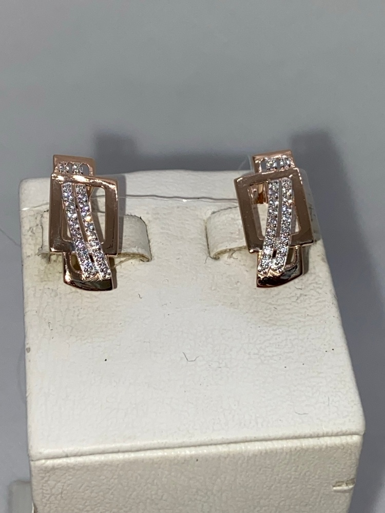 СЕРЬГИ С КАМНЯМИ (Au 585)