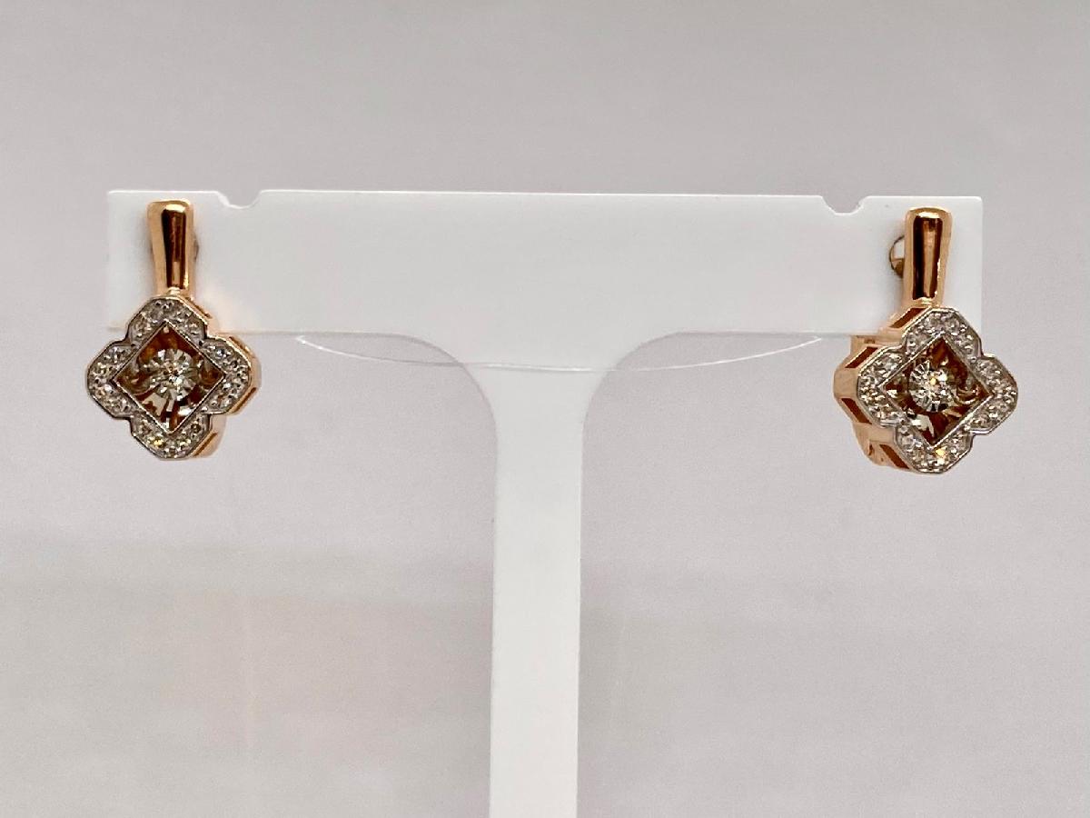 СЕРЬГИ БРИЛЛИАНТ (Au 585)