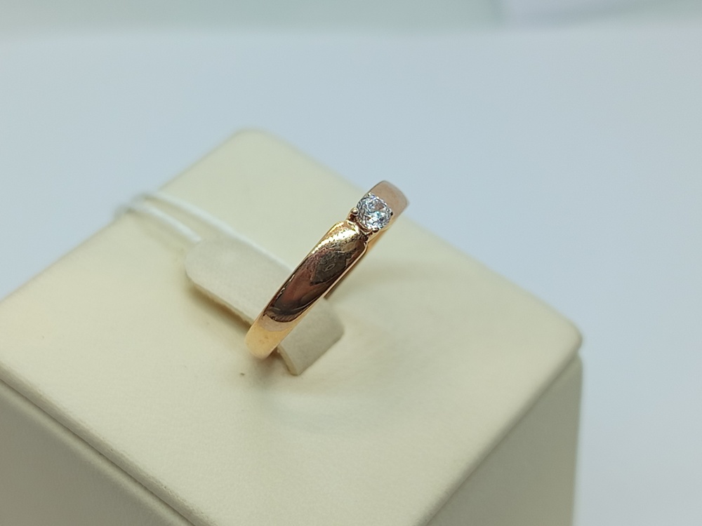 КОЛЬЦО С КАМНЕМ (Au 585)