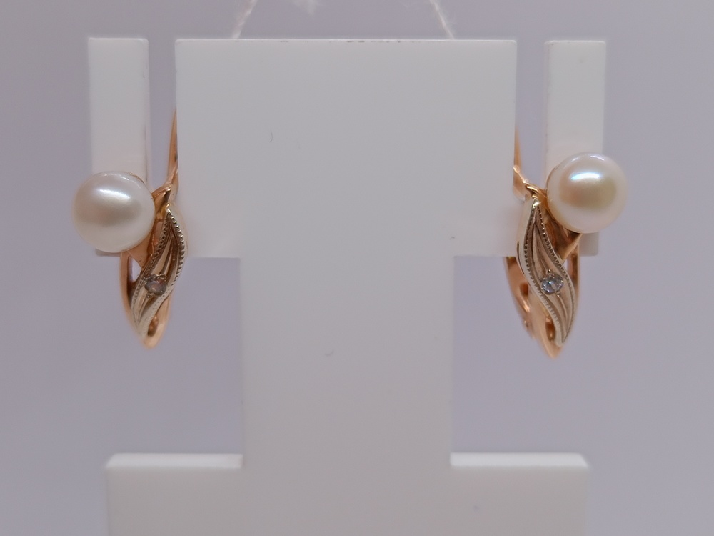 СЕРЬГИ С КАМНЯМИ (Au 585)