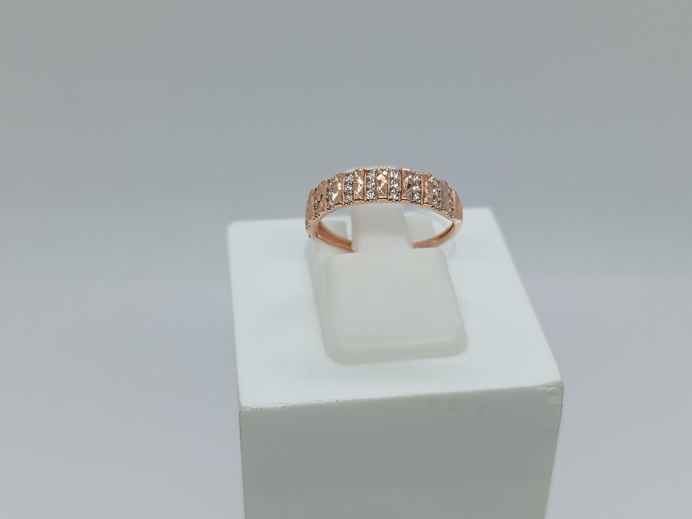 КОЛЬЦО С КАМНЯМИ (Au 585)