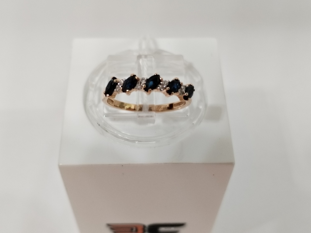 КОЛКМИ585 КОЛЬЦО С КАМНЯМИ (Au 585)