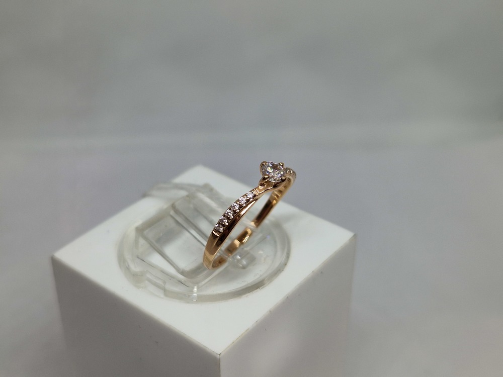 КОЛКМИ585 КОЛЬЦО С КАМНЯМИ (Au 585)