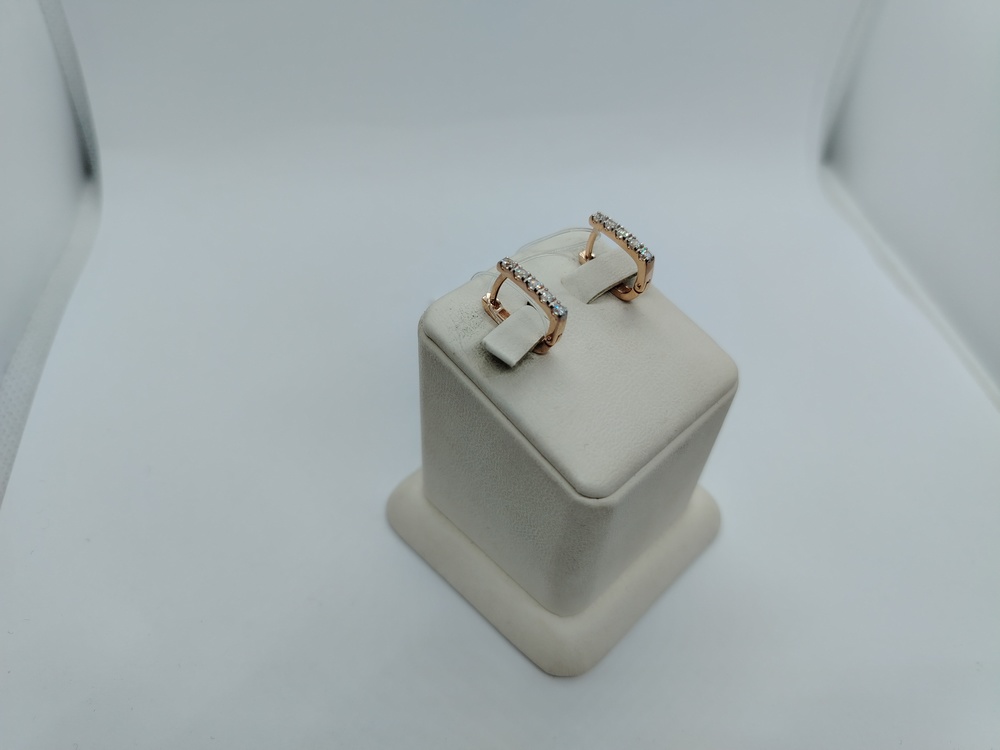 СЕРЬГИ С КАМНЯМИ (Au 585)