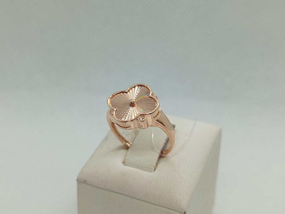 КОЛЬЦО С КАМНЯМИ (Au 585)