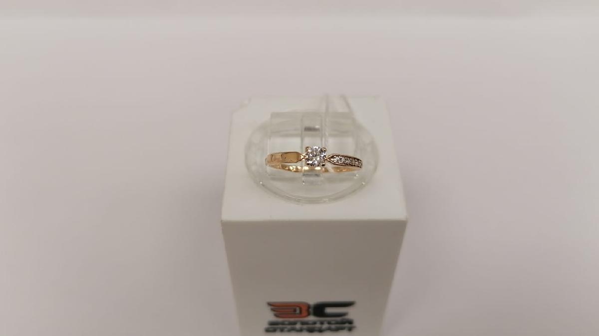 КОЛКМИ585 КОЛЬЦО С КАМНЯМИ (Au 585)
