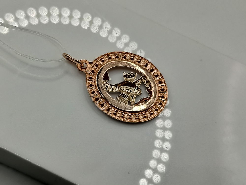 ПОДВЕСКА ЗНАК ЗОДИАКА СКОРПИОН (Au 585)