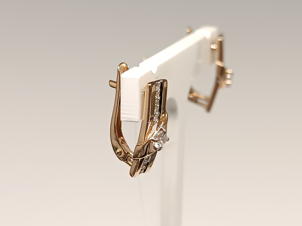 СЕРЬГИ С КАМНЯМИ (Au 585)