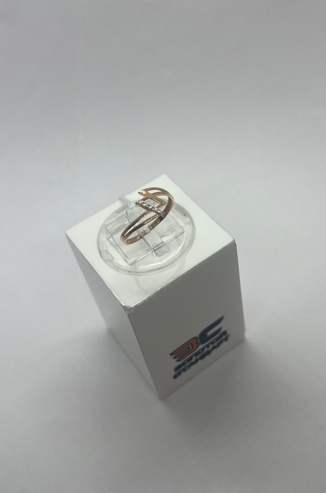 КОЛКМИ585 КОЛЬЦО С КАМНЯМИ (Au 585)