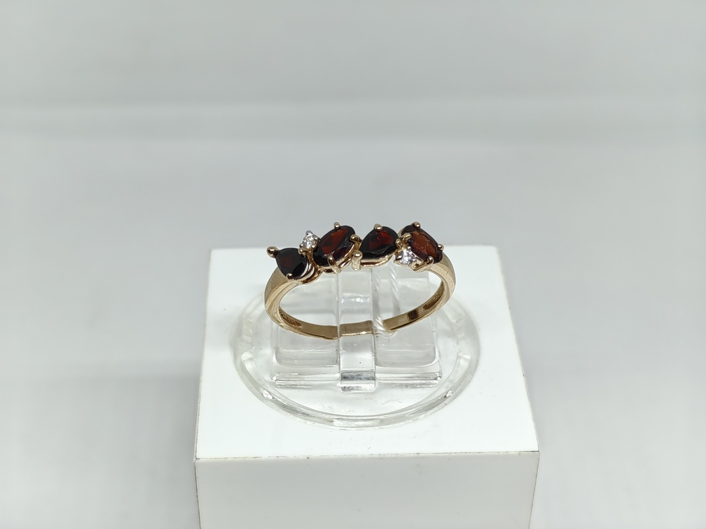 КОЛКМИ585 КОЛЬЦО С КАМНЯМИ (Au 585)